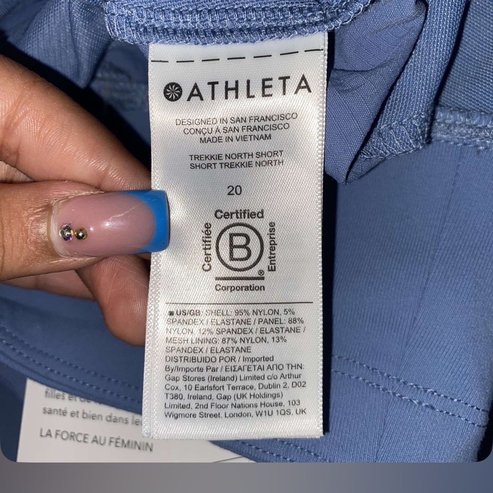 Nwt Athleta trekkie north shorts sz 20 - Picture 4 of 4